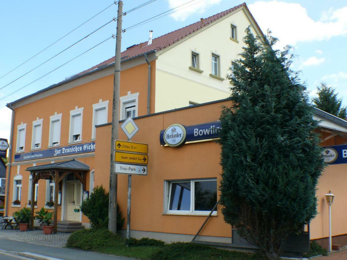 Hotel Zur deutschen Eiche Großschönau Exterior foto